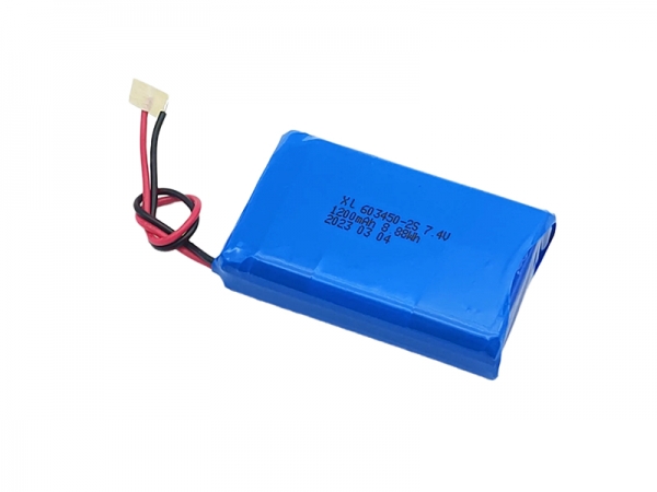 3.7V聚合物锂电池|603450 1200mAh 3.7V-蓝色